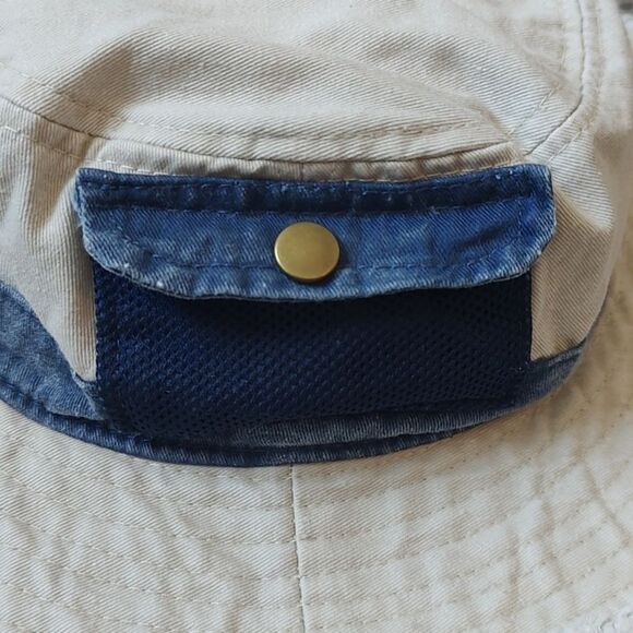Brand New Venice, Florida 100% Cotton Kids‎ Size Large Bucket Hat With String - Picture 6 of 11